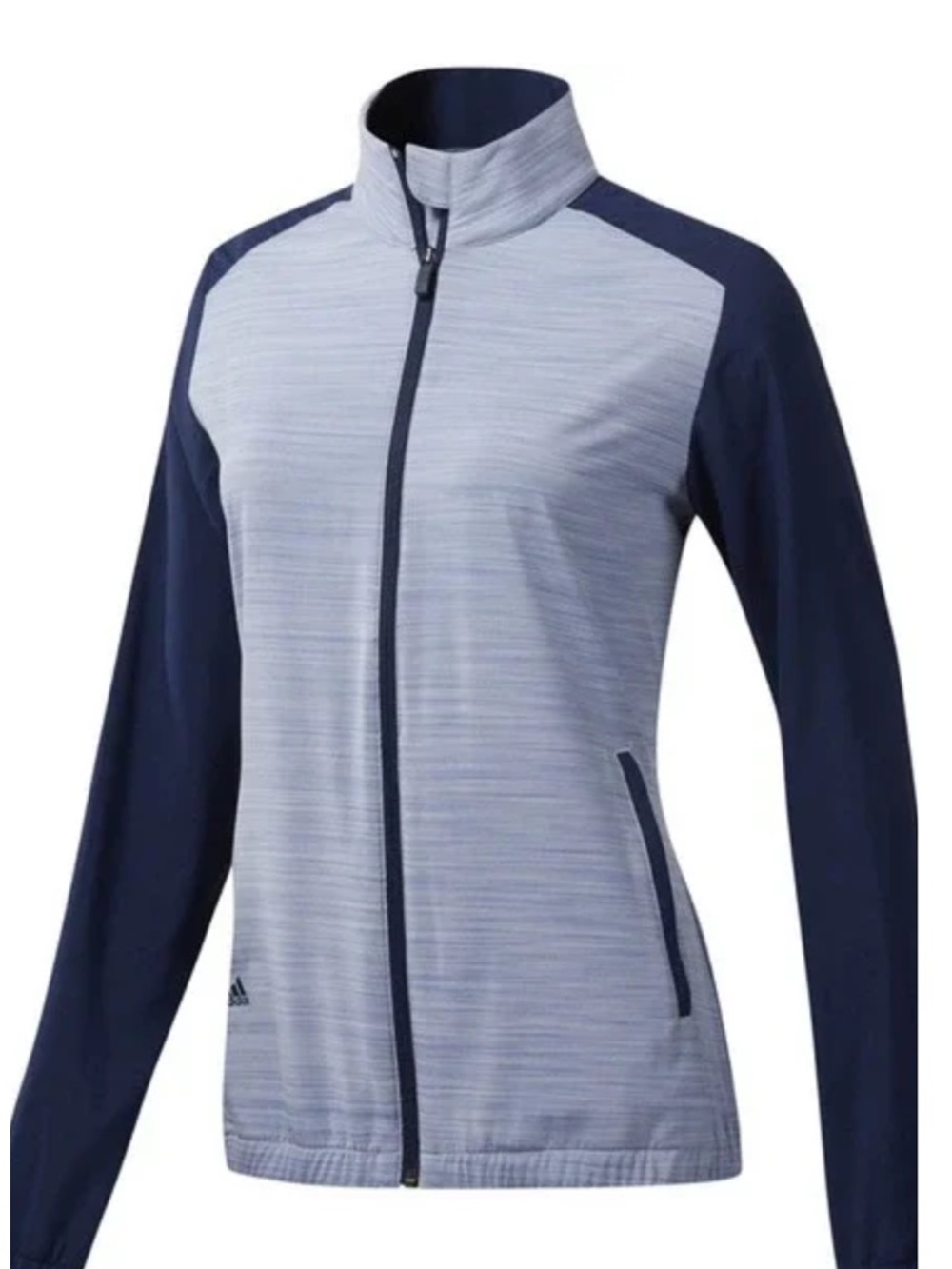 Adidas Women’s Navy Wind Resistant Athletic Zip Up Jacket - Medium EUC